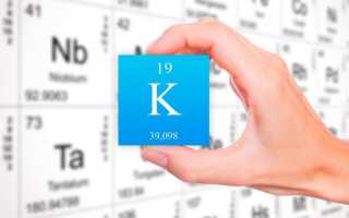 В каких продуктах содержится калий?