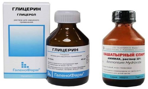 Спирт и глицерин 
