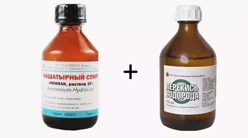 Перекись и спирт 