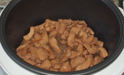 Куриная грудка в мультиварке