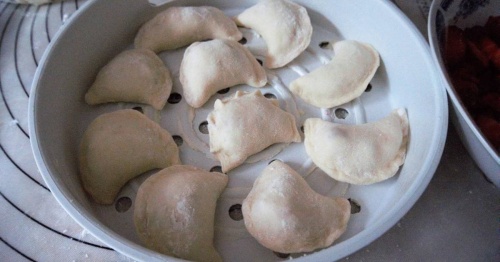 Паровые вареники