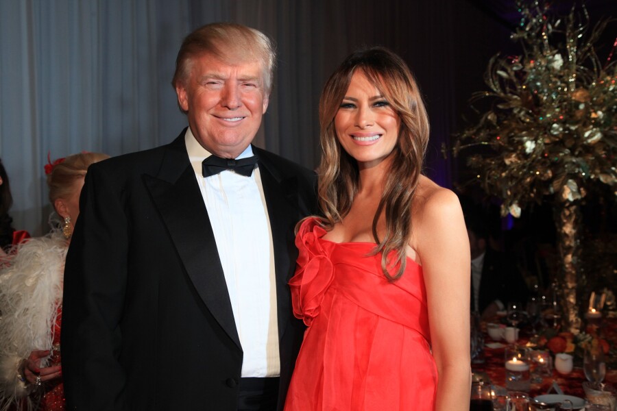 Дональд и Мелания Трамп