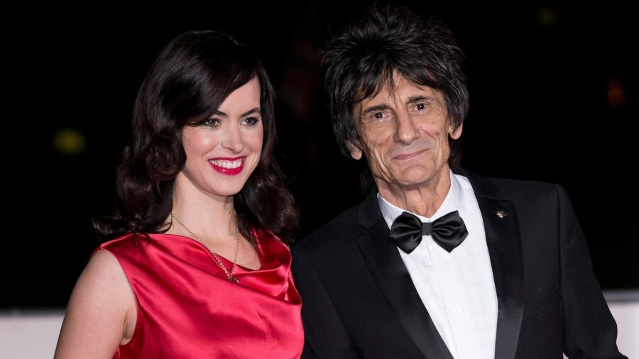 Ронни Вуд и Салли Хамфрис