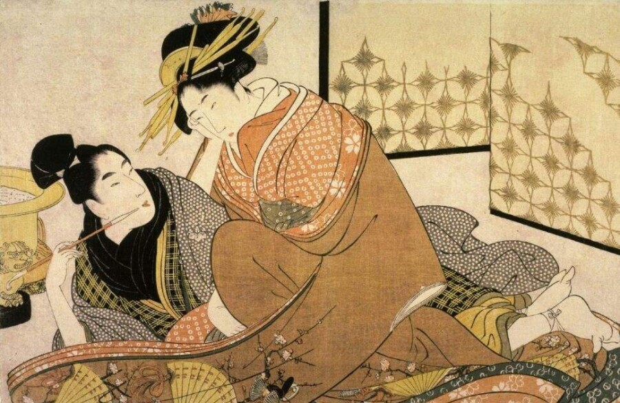 картина китайской пары