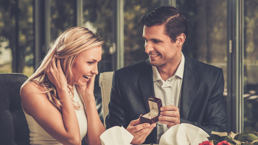 предложение руки и сердца