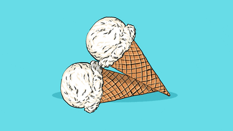 два мороженных