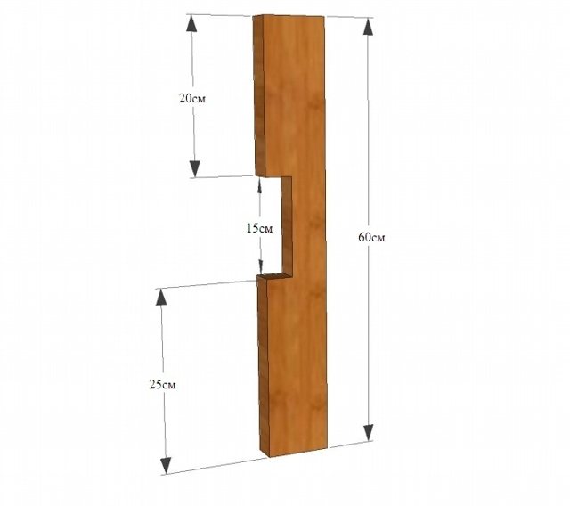 Уютное деревянное садовое кресло своими руками